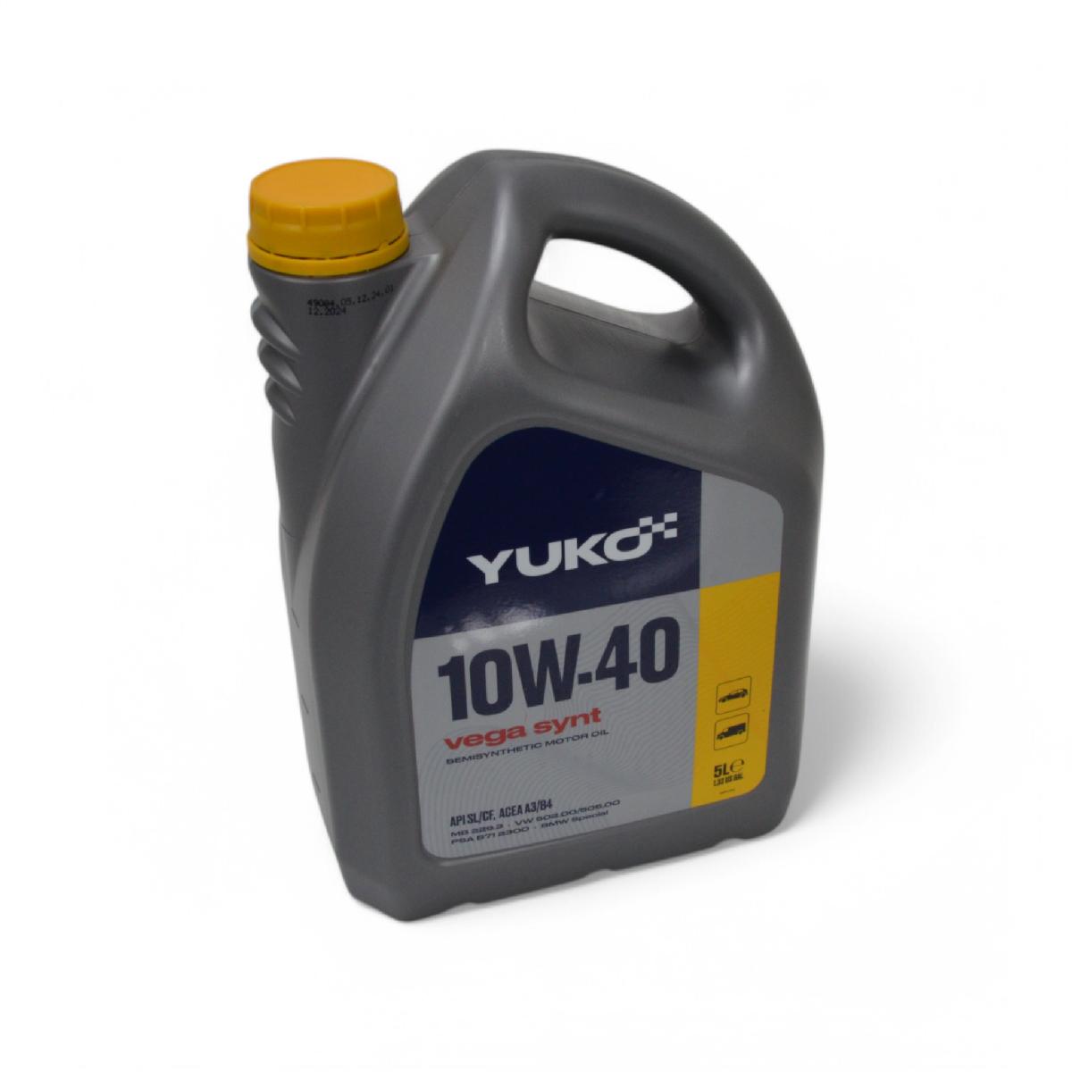 Олива моторна 10W-40 5л Vega Synt Yuko