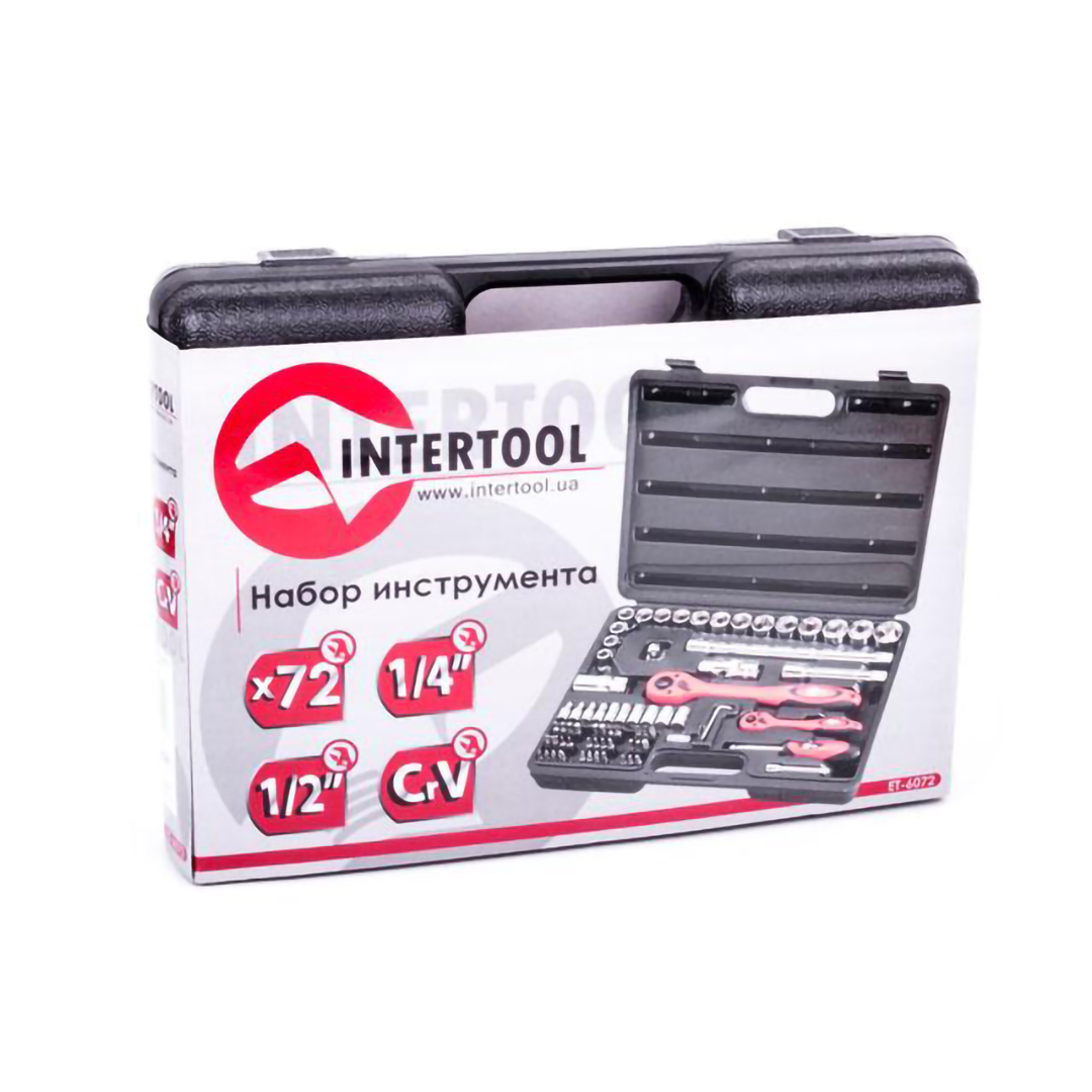 Набор инструментов 72 единицы профи Intertool