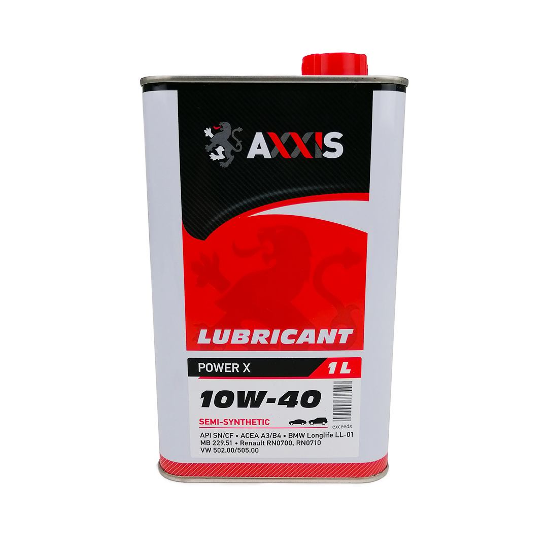 Олива моторна 10W-40 1л Power X Axxis