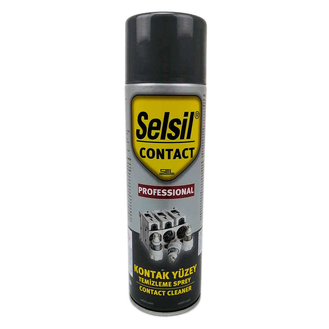 Очиститель контактов и клемм 500 мл аэрозоль Professional Contact Cleaner Selsil