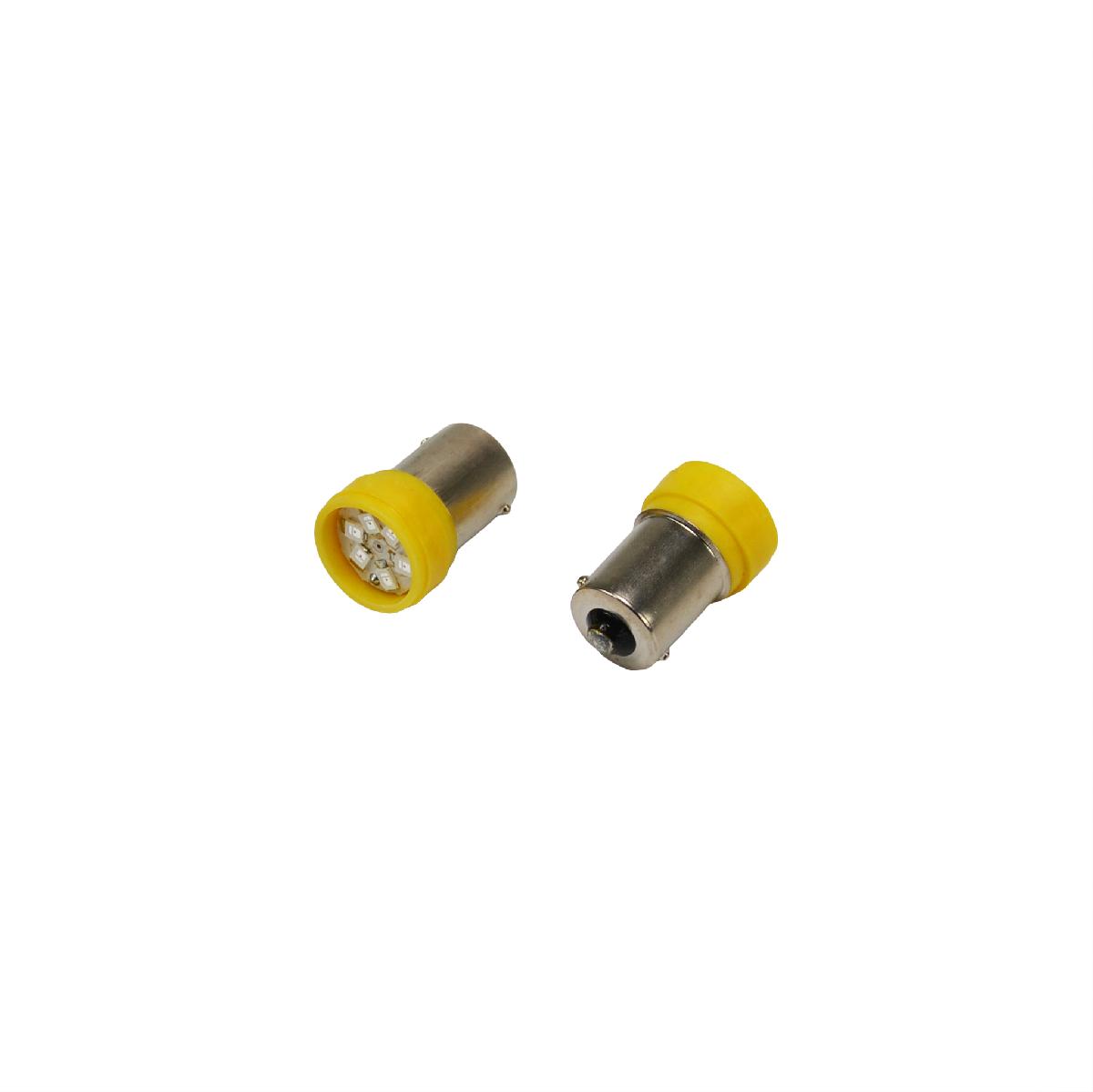 Лампа габарита T18 24V (компл. 2 шт) желтая TypeR в блистере Crystal