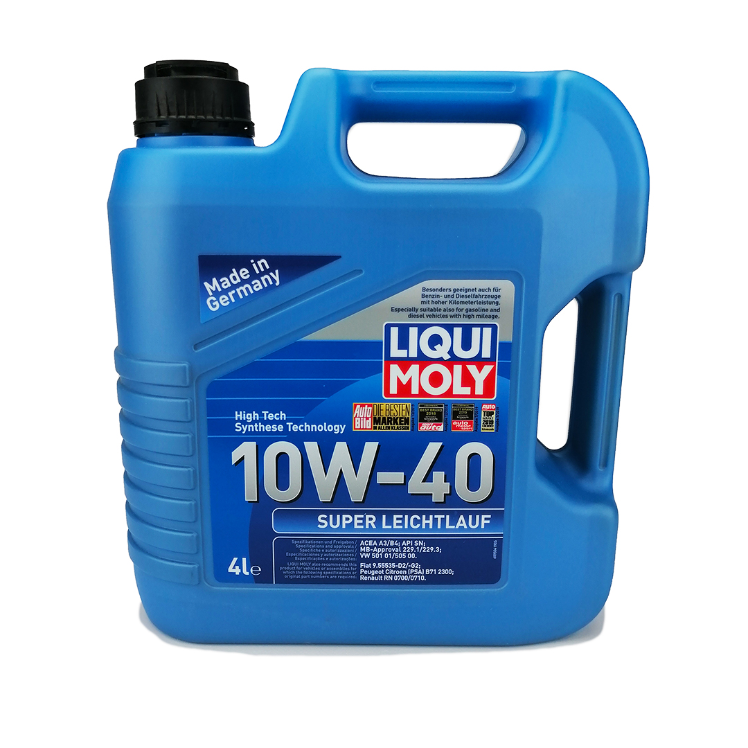 Олива моторна 10W-40 4л Super Leichtlauf Liqui Moly