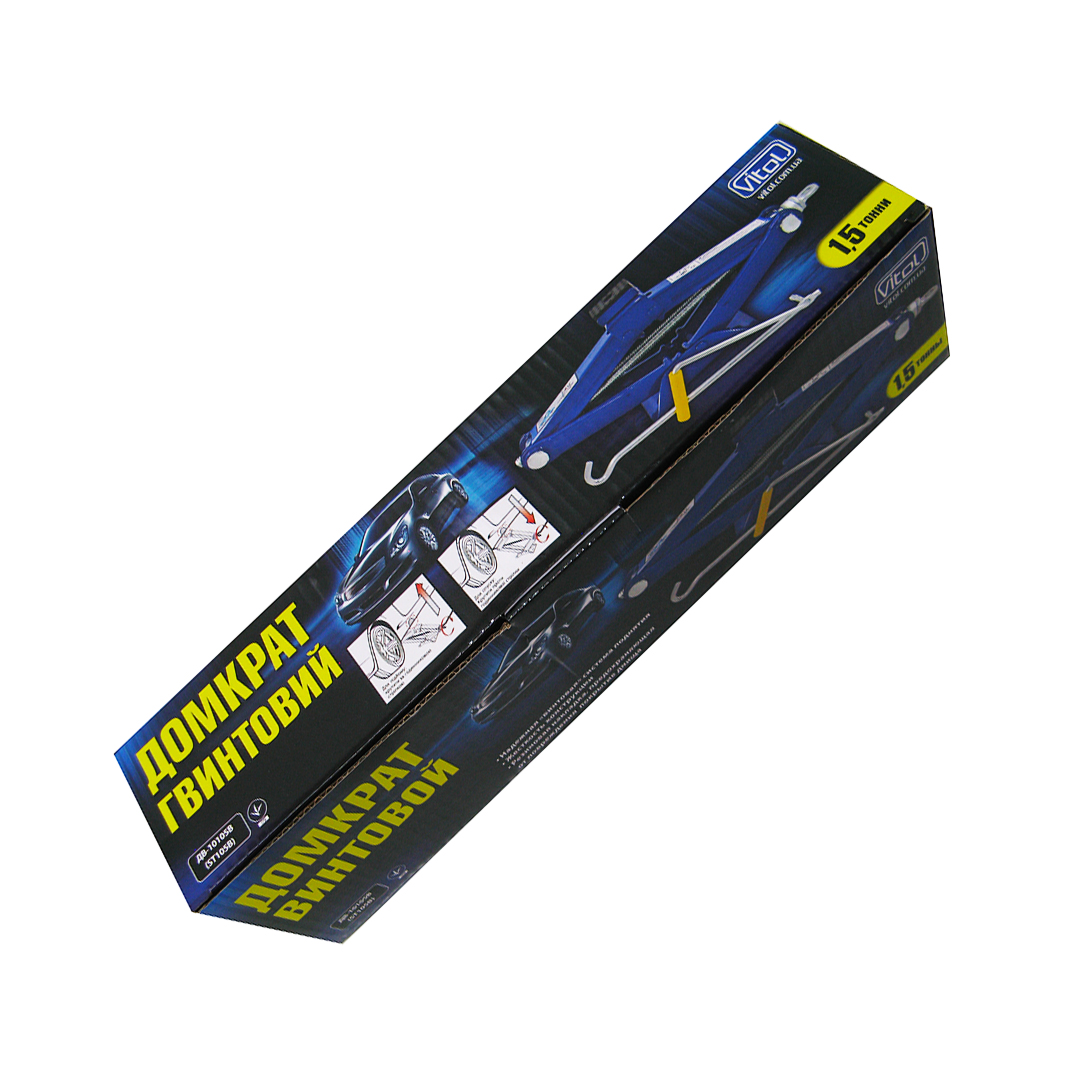 Домкрат механический ромбовидный 1.5 т ДB-10105В Vitol
