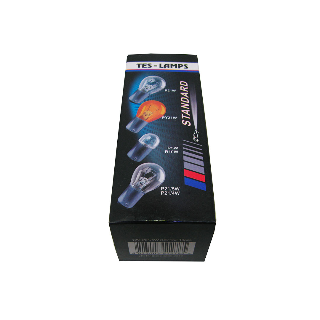 Лампа двоконтактний P21/5W 12V Tes-Lamps
