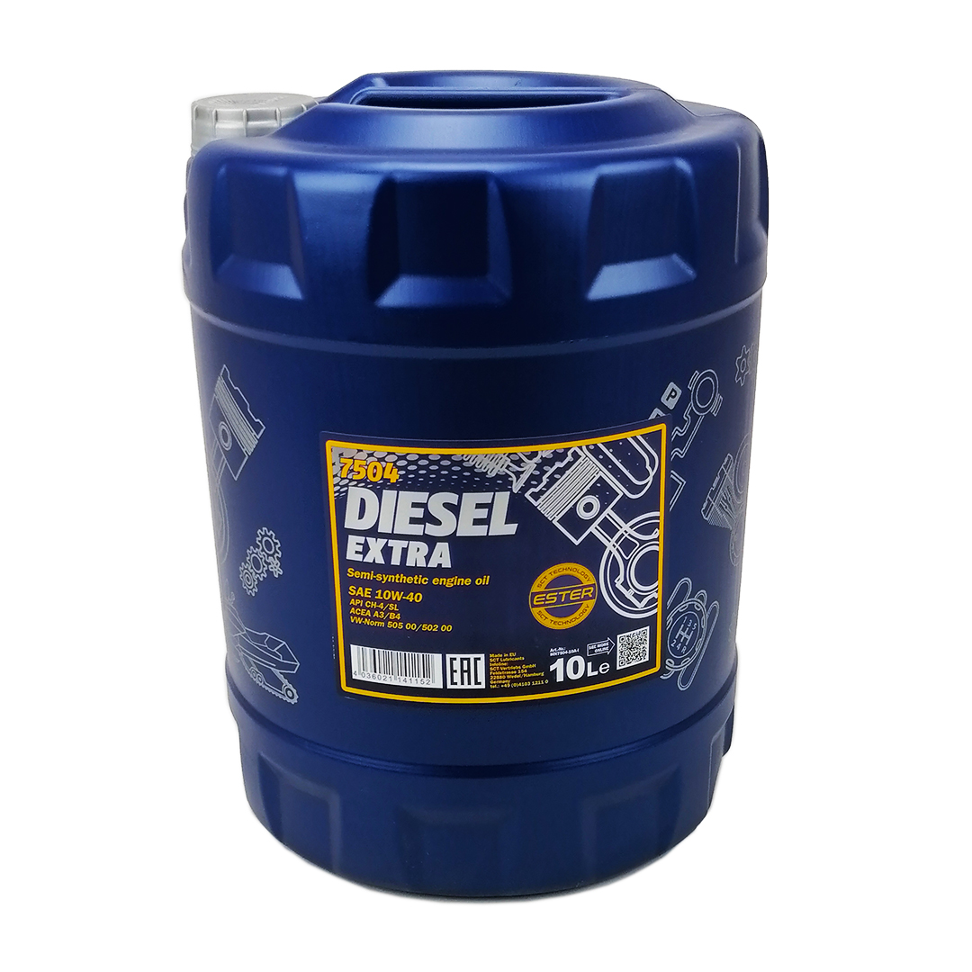 Масло моторное 10W-40 10л Diesel Extra Mannol
