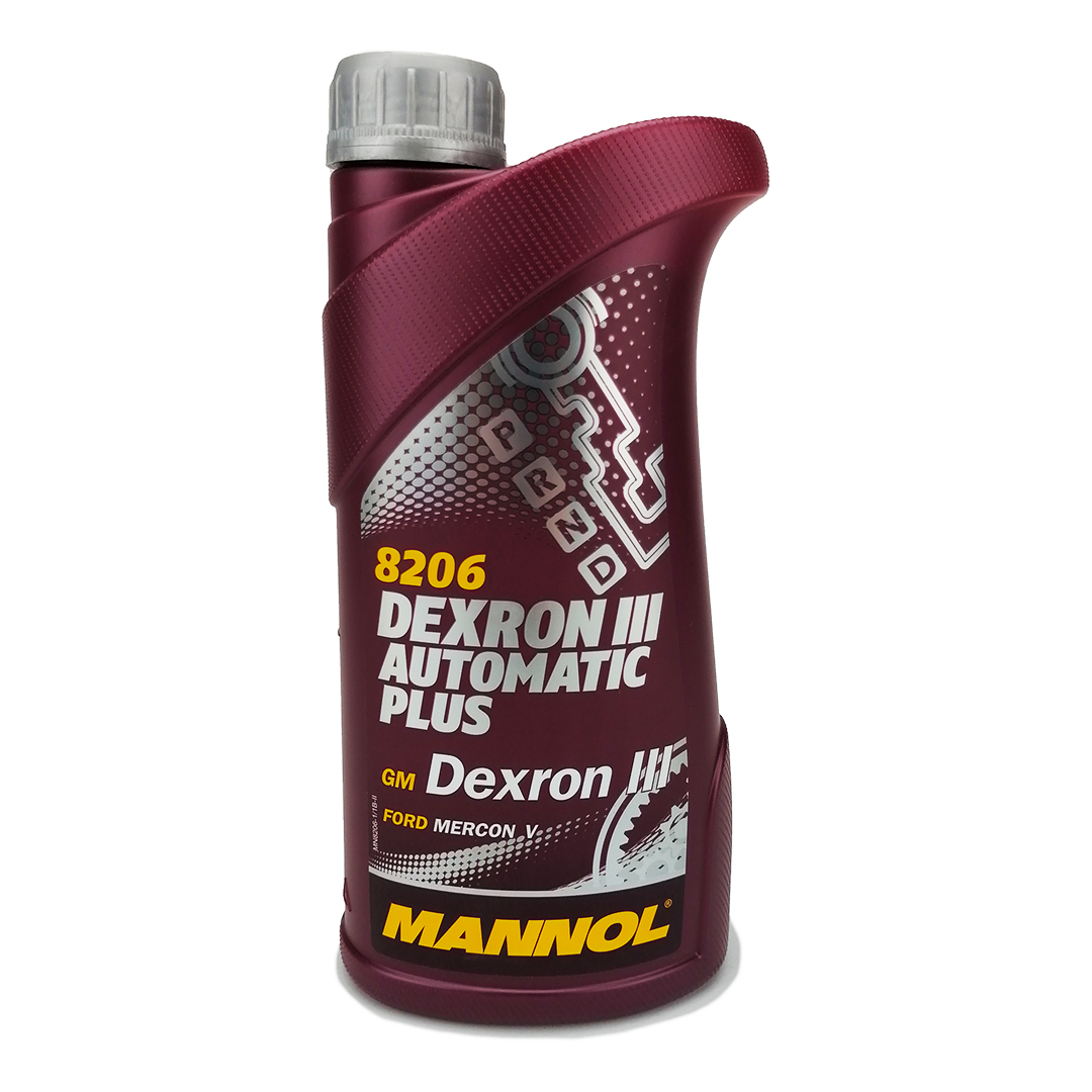 Масло трансмиссионное ATF Dexron 3 1л Аutomatic PLUS Mannol