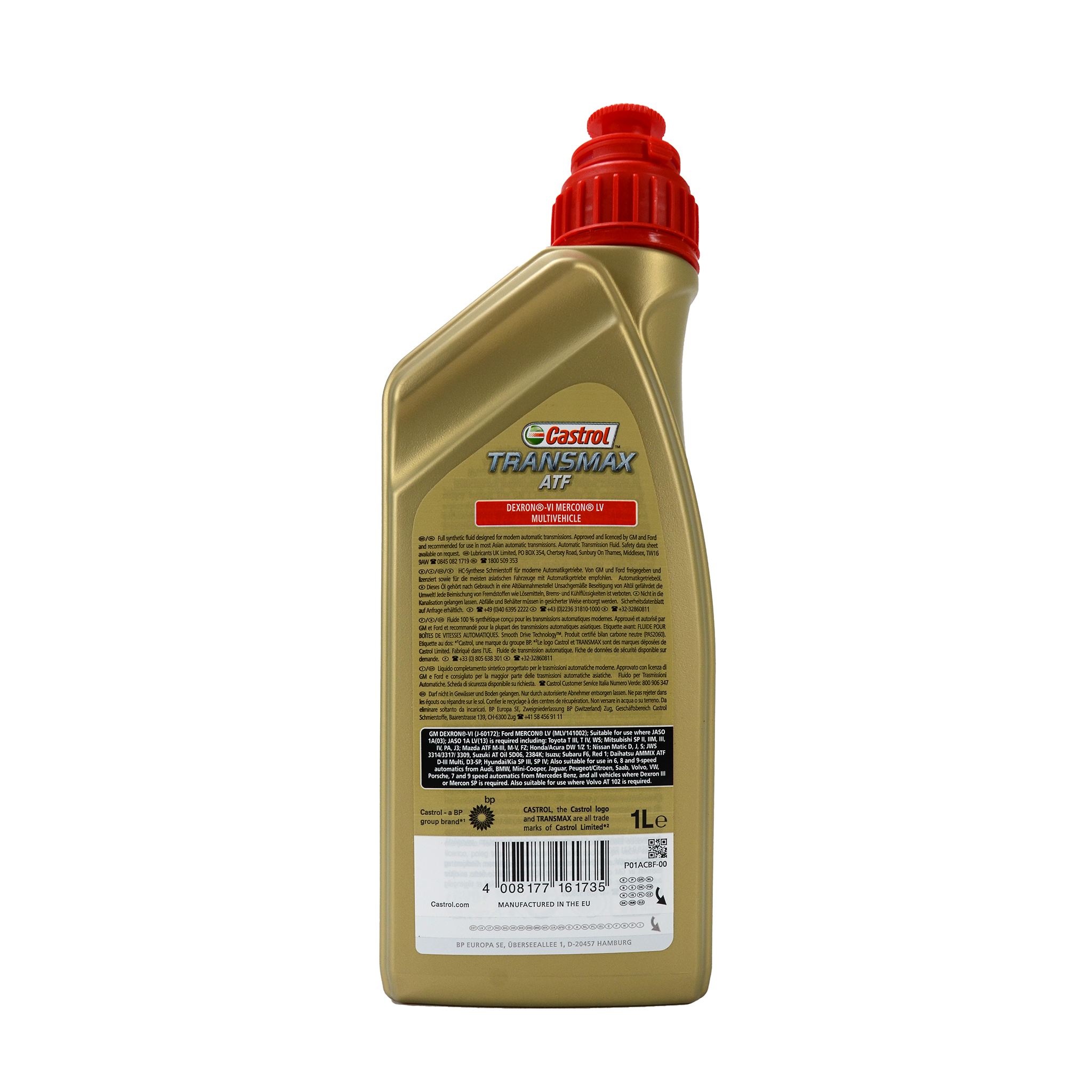 Масло трансмиссионное ATF Dexron 6 1л Castrol