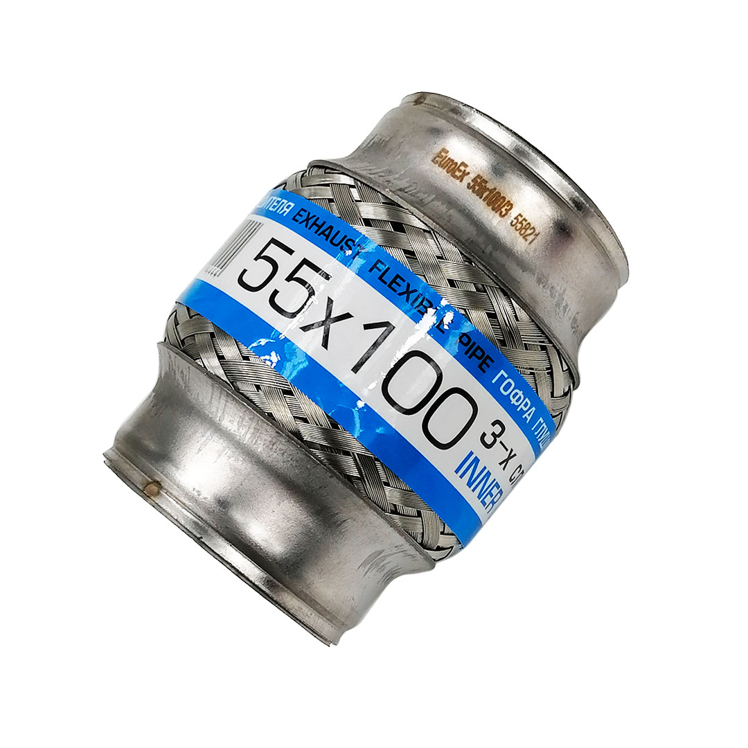 Гофра глушителя 55 x 100 мм 3-х слойная EuroEx