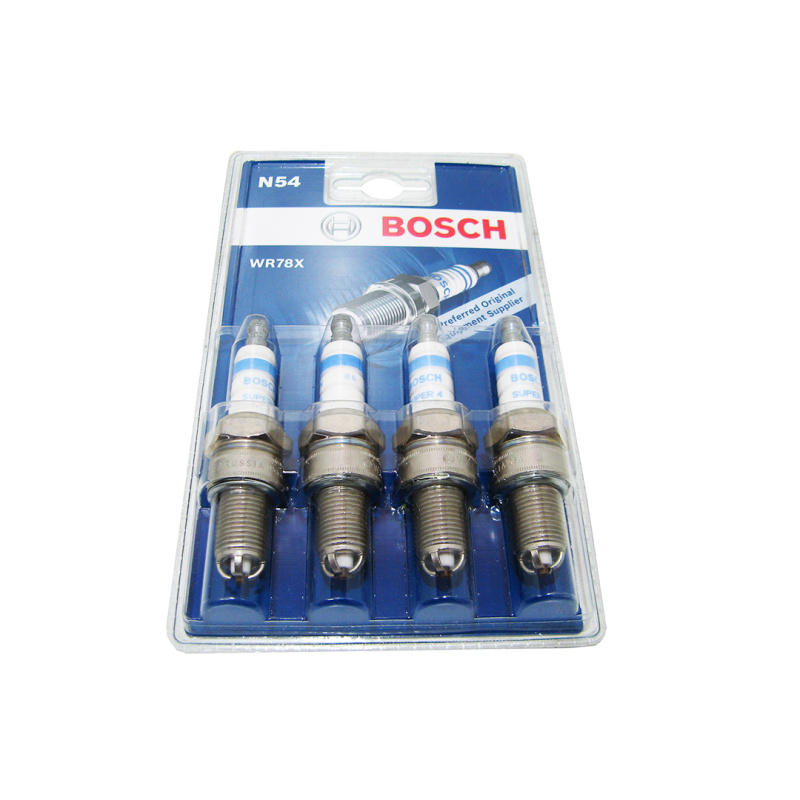 Свеча зажигания WR78 X (компл. 4 шт) 4 контакта 2101, 2108, 2110 8V Bosch 