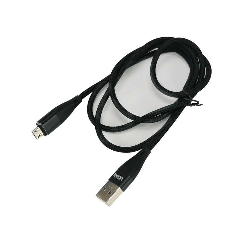 Кабель магнитный USB - Micro USB 3А Black 1м (быстрая зарядка/передача данных) Voin