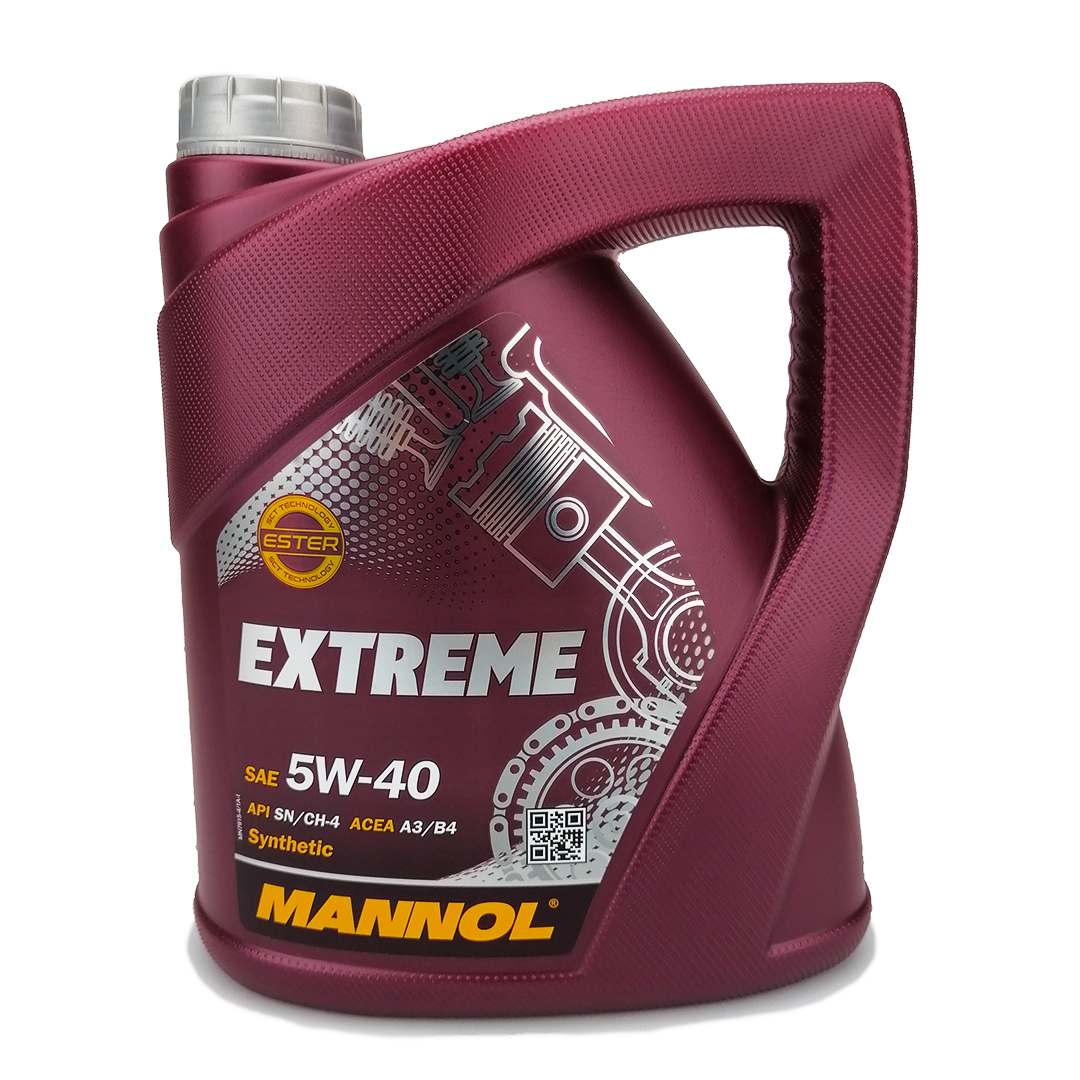 Масло моторное 5W-40 4л Extreme Mannol