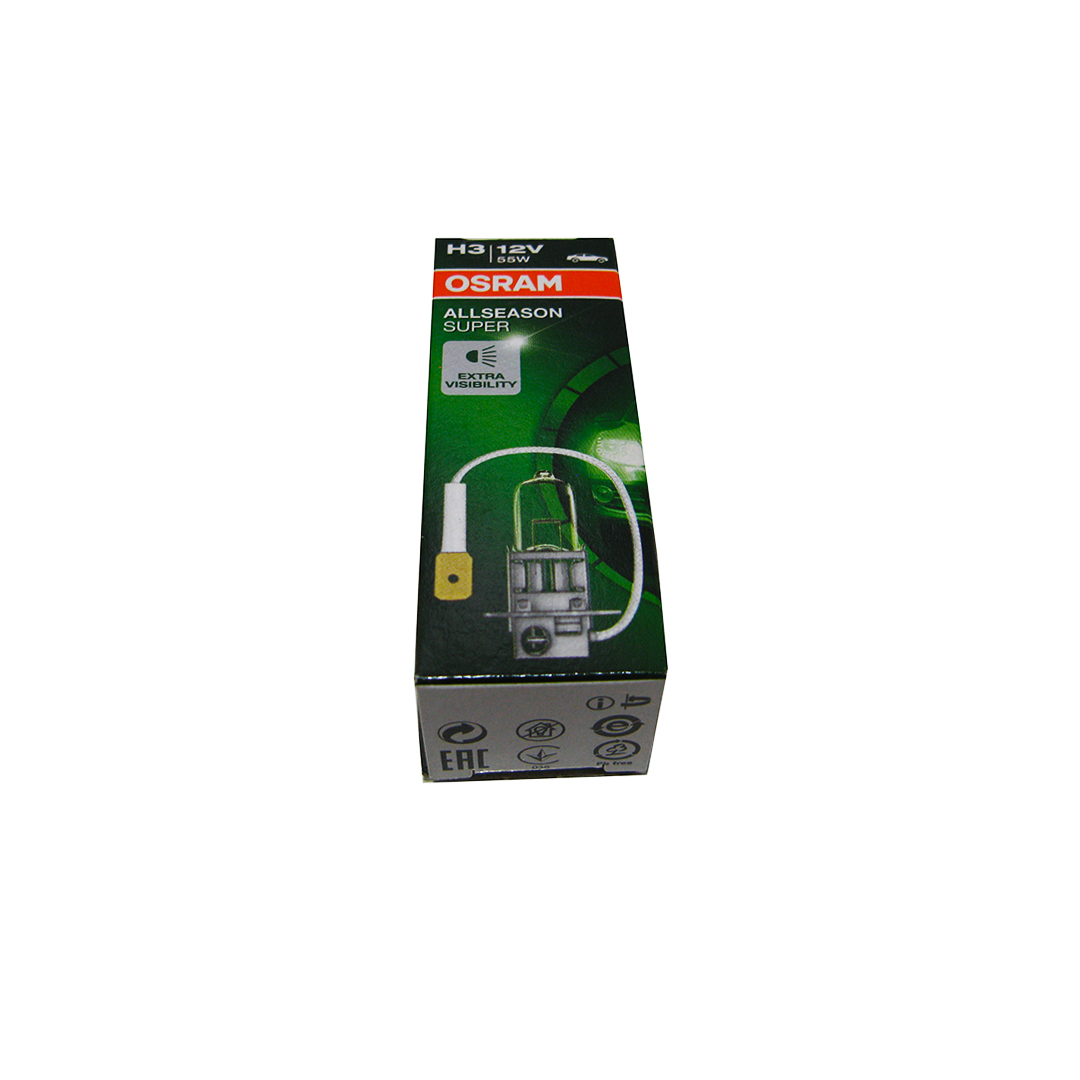 Лампа Н3 12V 55W всепогодка Osram