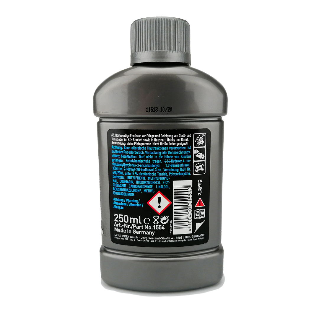 Очиститель салона, кондиционер кожи 250 мл лосьон Leder-Pflege Liqui Moly
