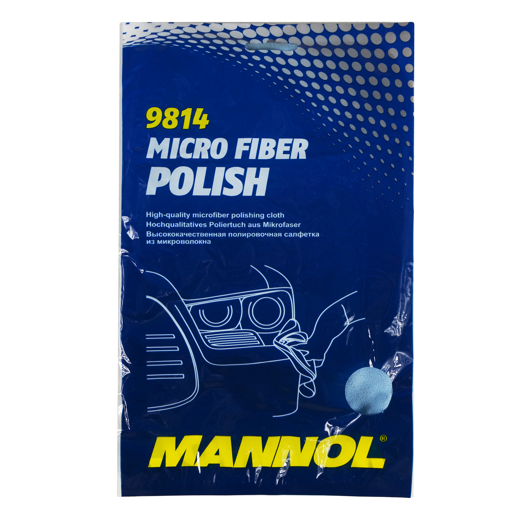 Салфетка микрофибра для стекол и зеркал Micro Fiber Polish SCT