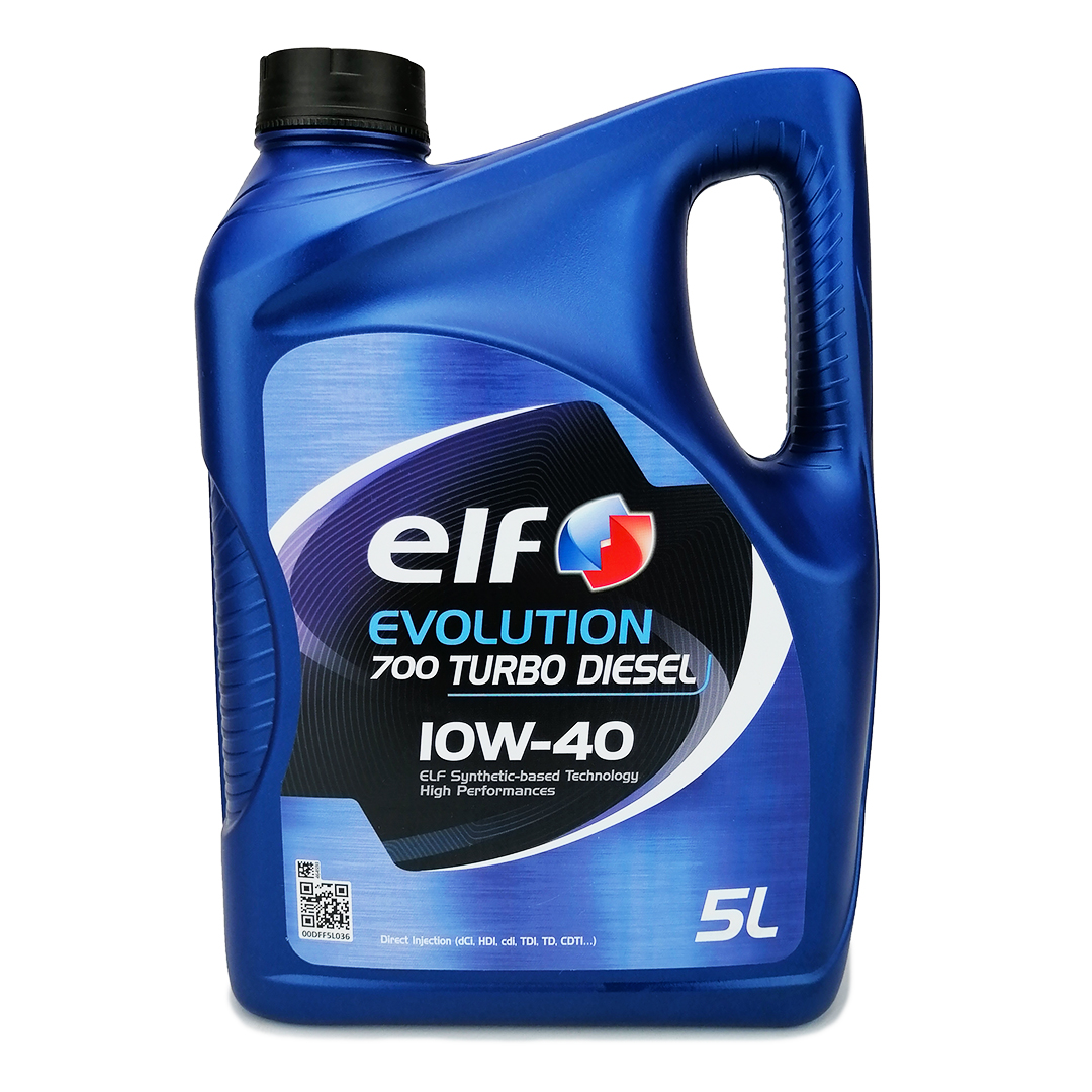 Масло моторное 10W-40 5л Evolution 700 Turbo Diesel ELF