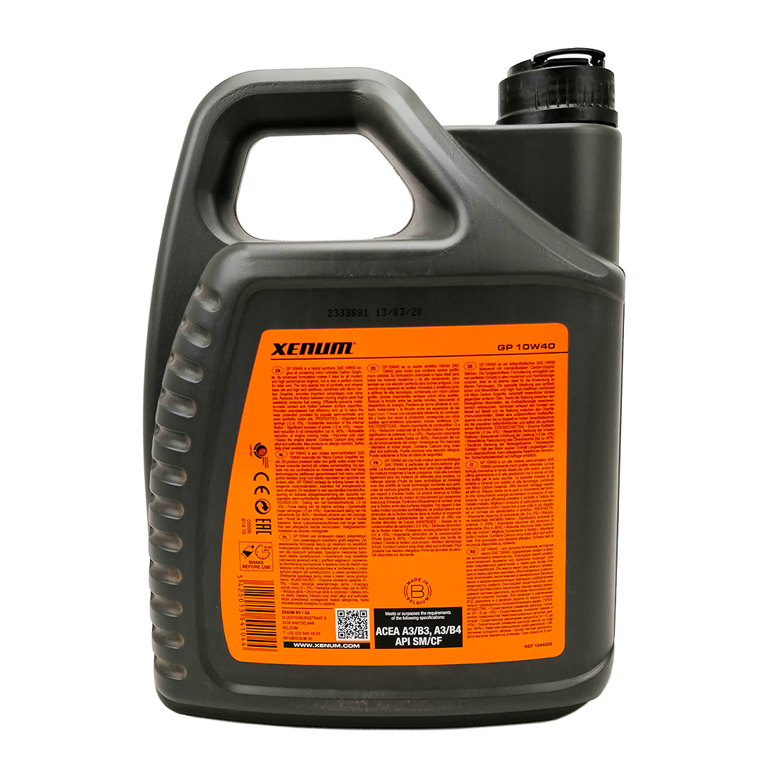 Олива моторна 10W-40 5л з графітом GP Xenum