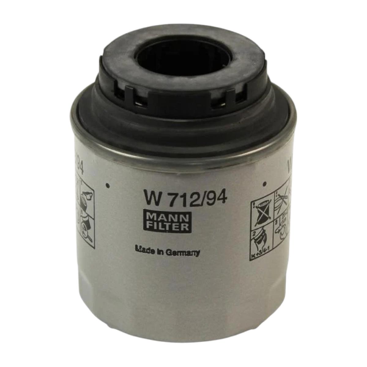 Фільтр масляний VW Polo V, Jetta, Golf, Passat, Tiguan, Touran, Liftback (602, 604, 612, 614) 1.6 Mann- Filter