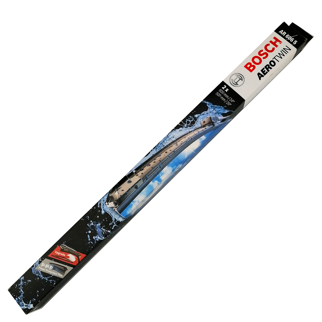 Щетка стеклоочистителя 600/500 мм (компл. 2 шт) безкаркасная Bosch