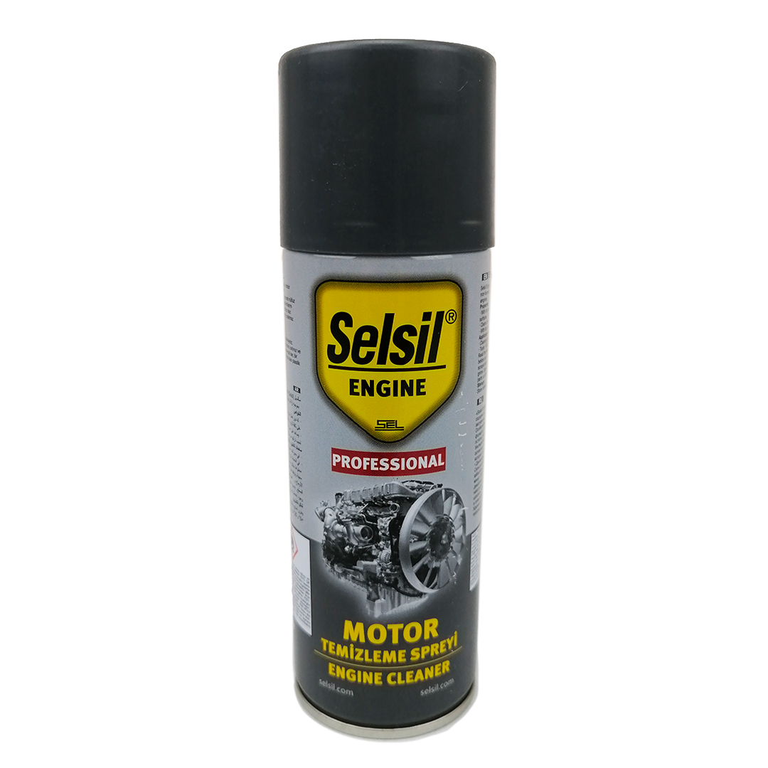 Очисник двигуна 200 мл аерозоль Professional Engine Cleaner Selsil