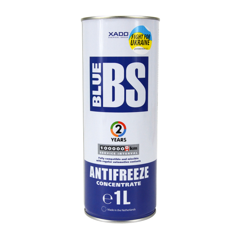 Тосол антифриз (охлаждающая жидкость) 1л синий -64 G-11 (концентрат) Blue BS Хадо