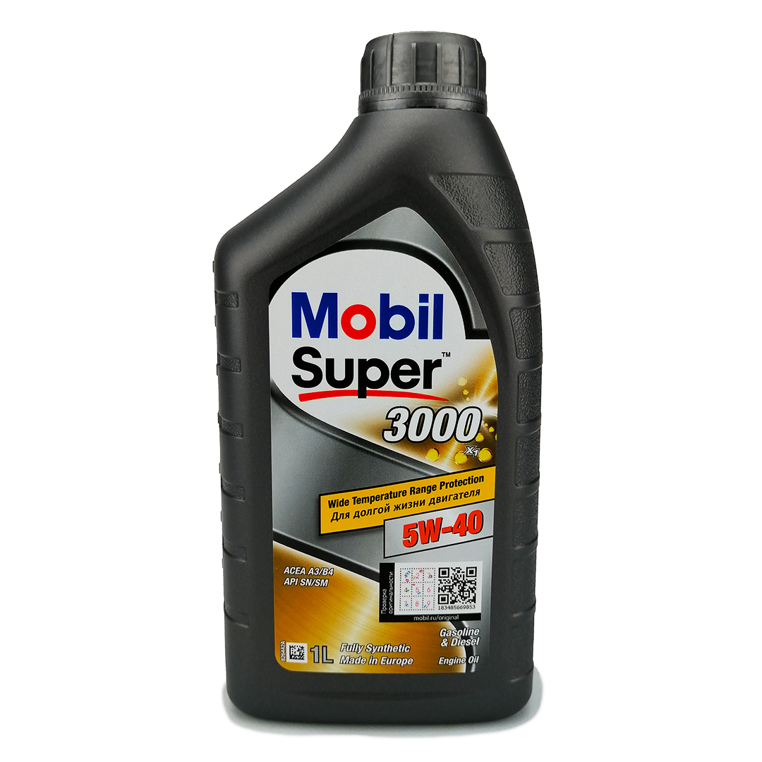 Масло моторное 5W-40 1л 3000 Mobil 