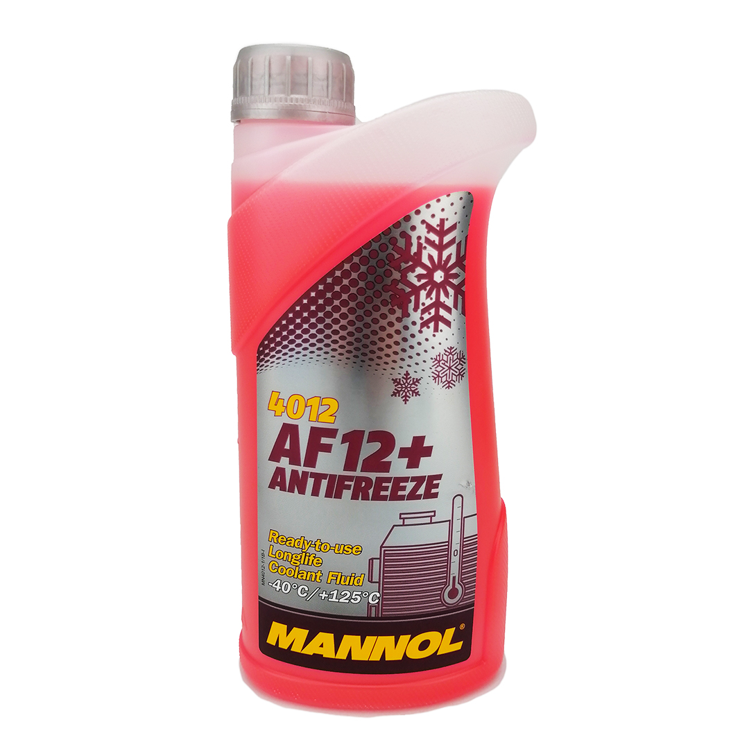Тосол антифриз (охлаждающая жидкость) 1л красный -40 AF-12+ SCT