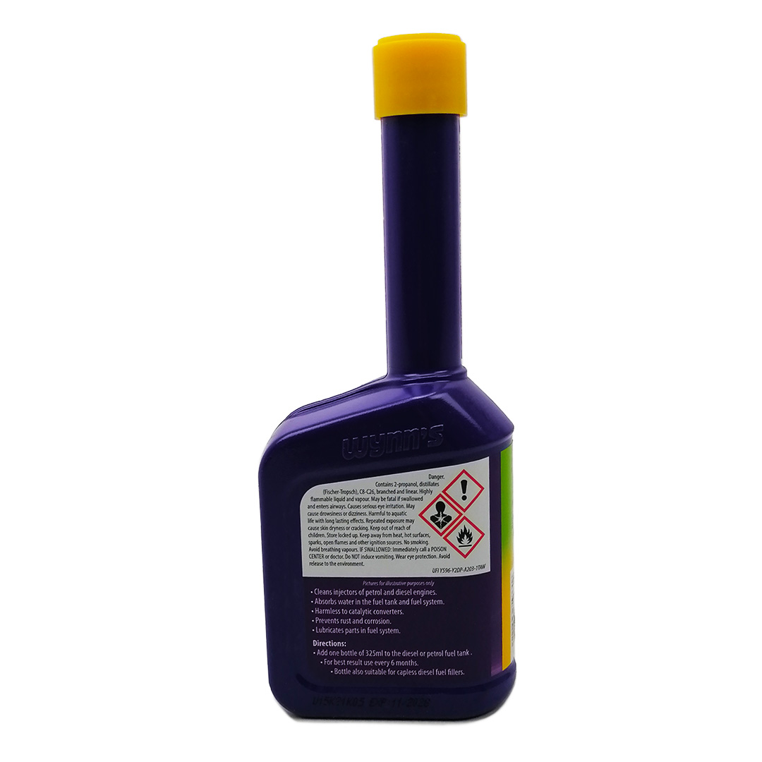 Очиститель форсунок для бензиновых и дизельных двигателей Injector Cleaner For Petrol And Diesel 325 мл Wynns