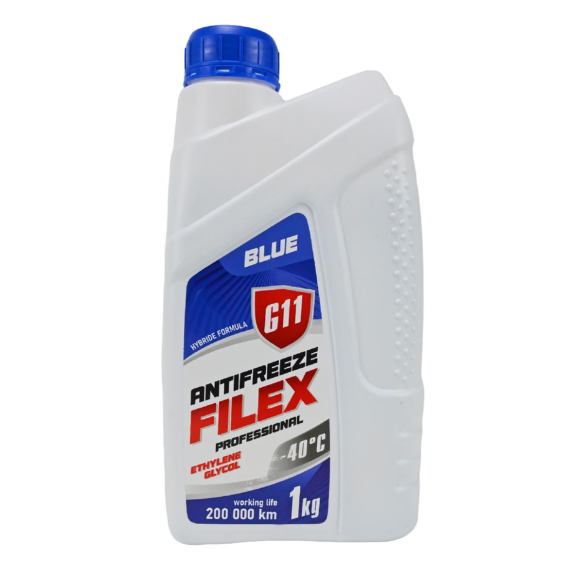 Тосол антифриз (охолоджуюча рідина) 1л синій -40 G-11 Filex