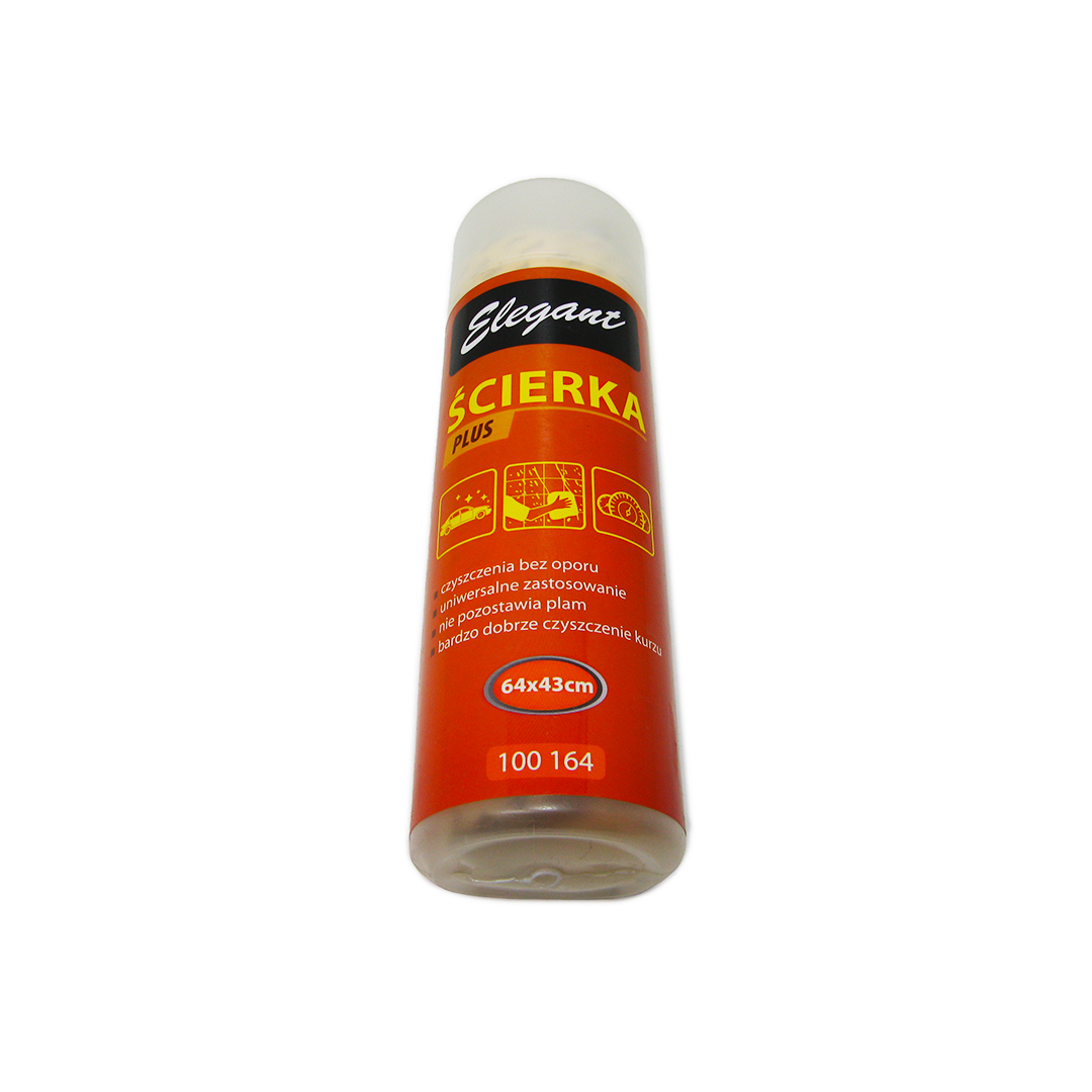 Салфетка для мойки 43 х 64 в тубе желтая Elegant