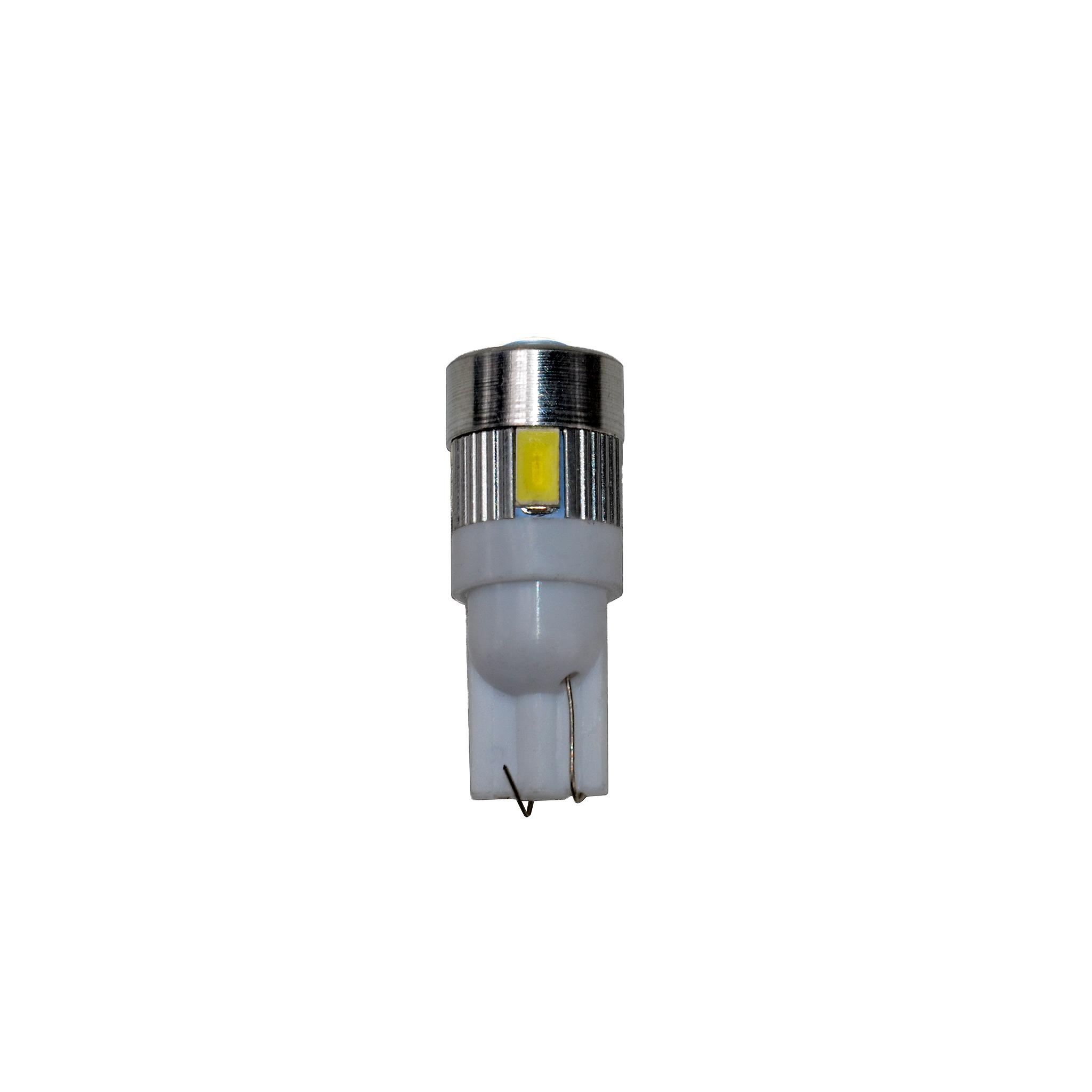 Лампа б/ц LED Т10 12V 6 диодов белая Квант