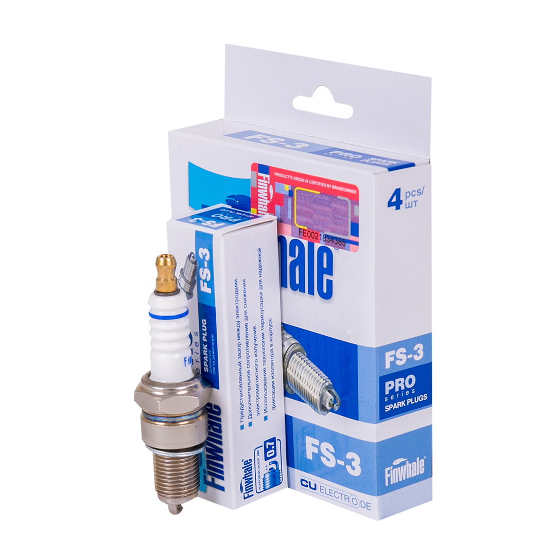 Свеча зажигания FS3 (компл. 4 шт) 406 дв. LPG Pro Finwhale 