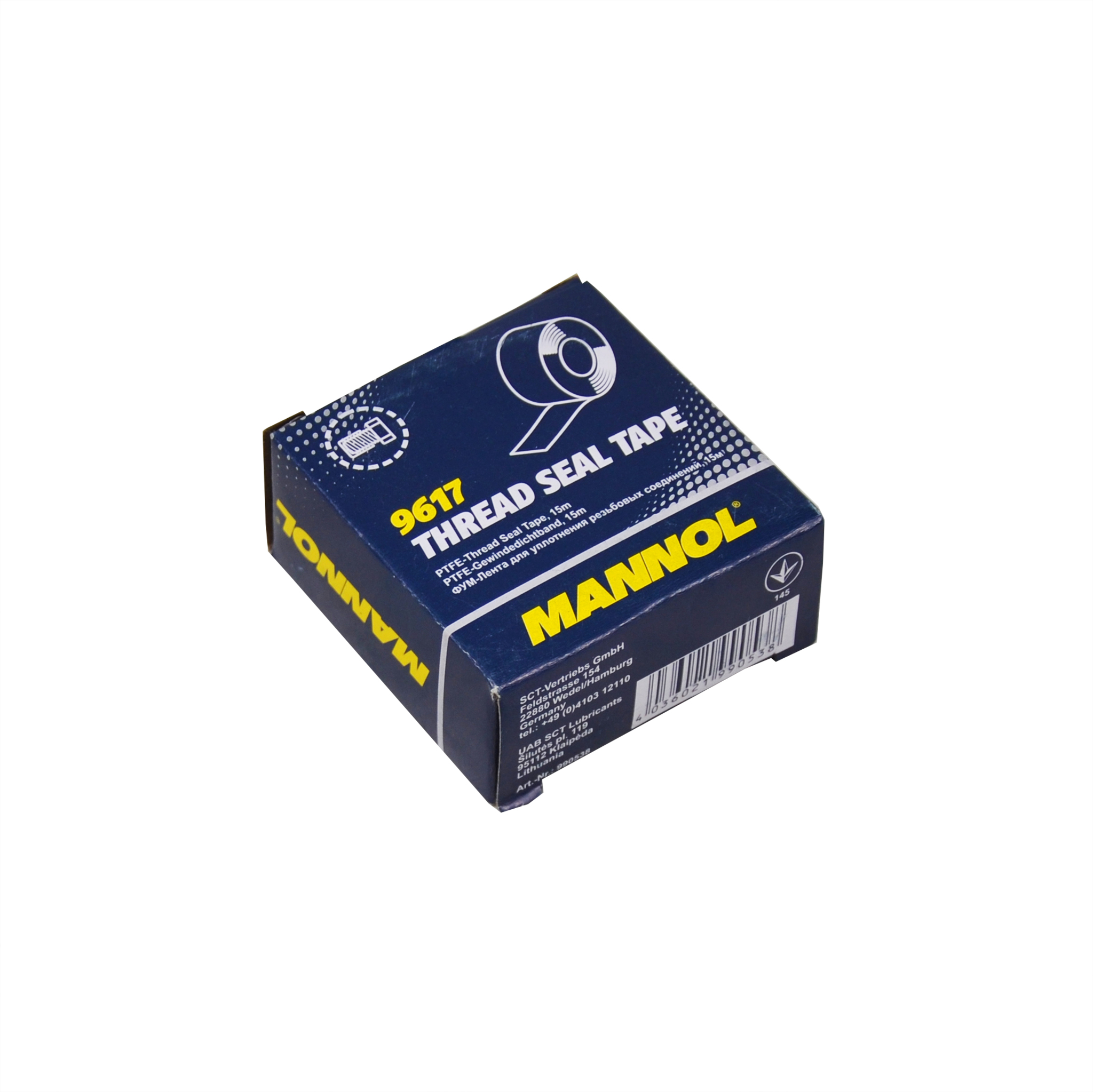 Изолента (Фум- лента) 15 х 19 х 0.075 мм Thread Seal Tape SCT