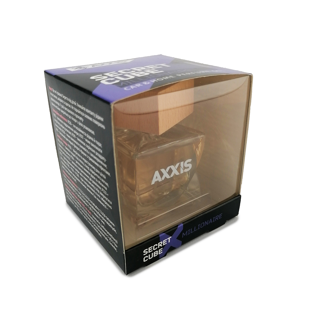 Освежитель салона универсальный жидкий 50 мл Millionaire (Миллионер) PREMIUM "Secret Cube" Axxis