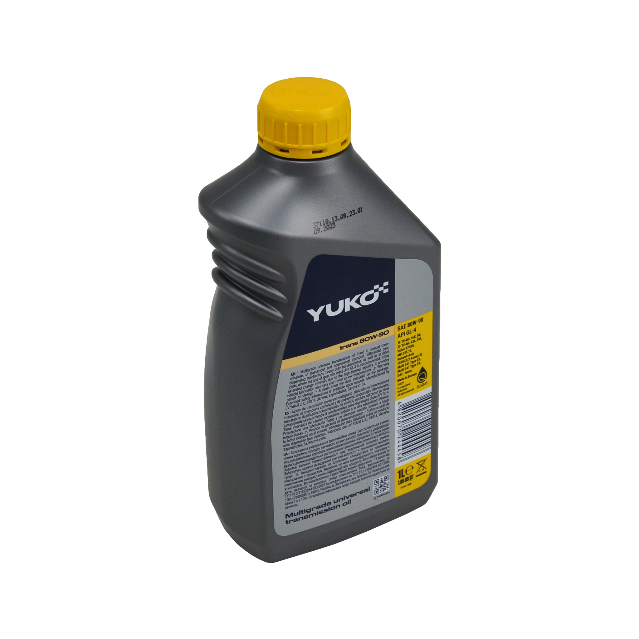 Масло трансмиссионное 80W-90 1л GL-4 Trans Yuko