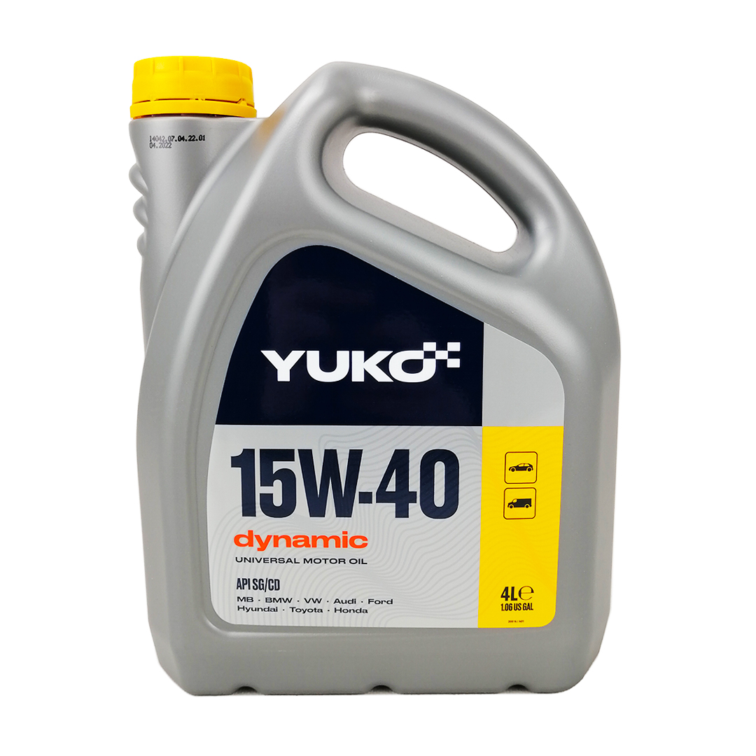 Масло моторное 15W-40 4л Dynamic Yuko