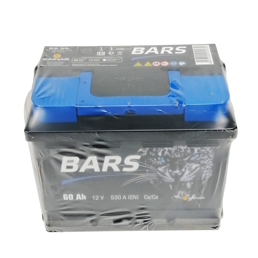 Аккумулятор 60 А/ч евро 530 А Bars