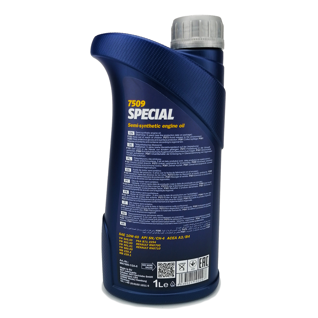 Масло моторное 10W-40 1л Special Mannol