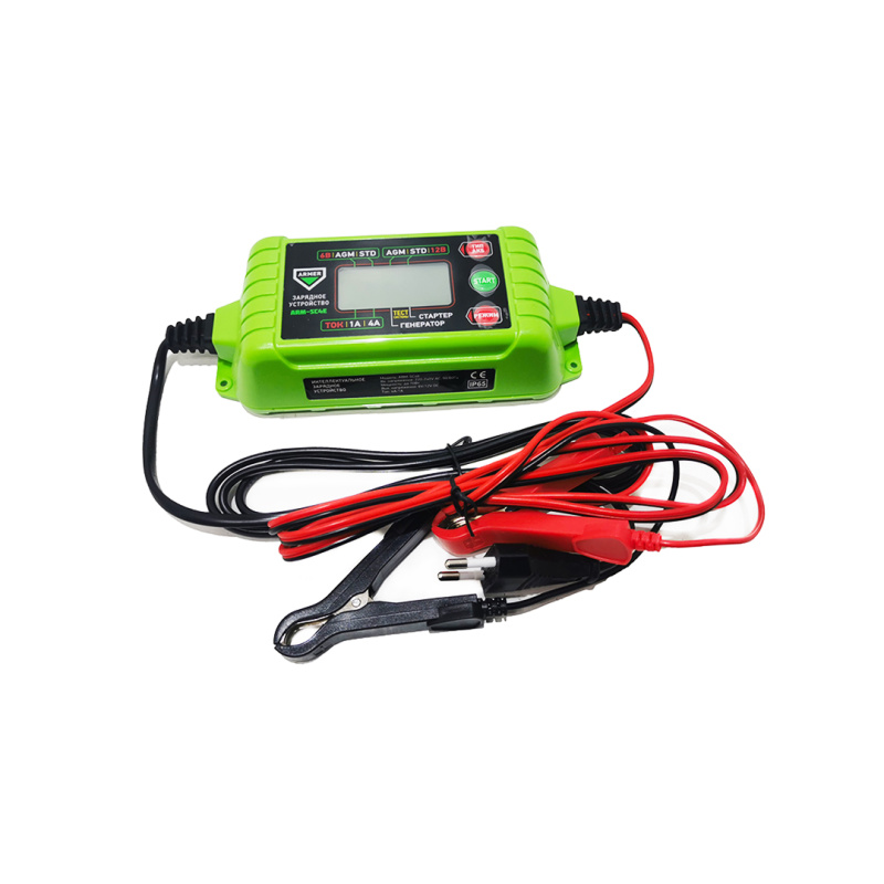 Зарядное устройство 1-4A 6/12V с микропоцессором Armer