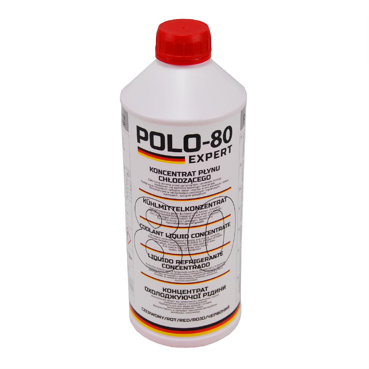 Тосол антифриз (охлаждающая жидкость) 1,5л красный -80 G-12+ (концентрат) Polo Expert