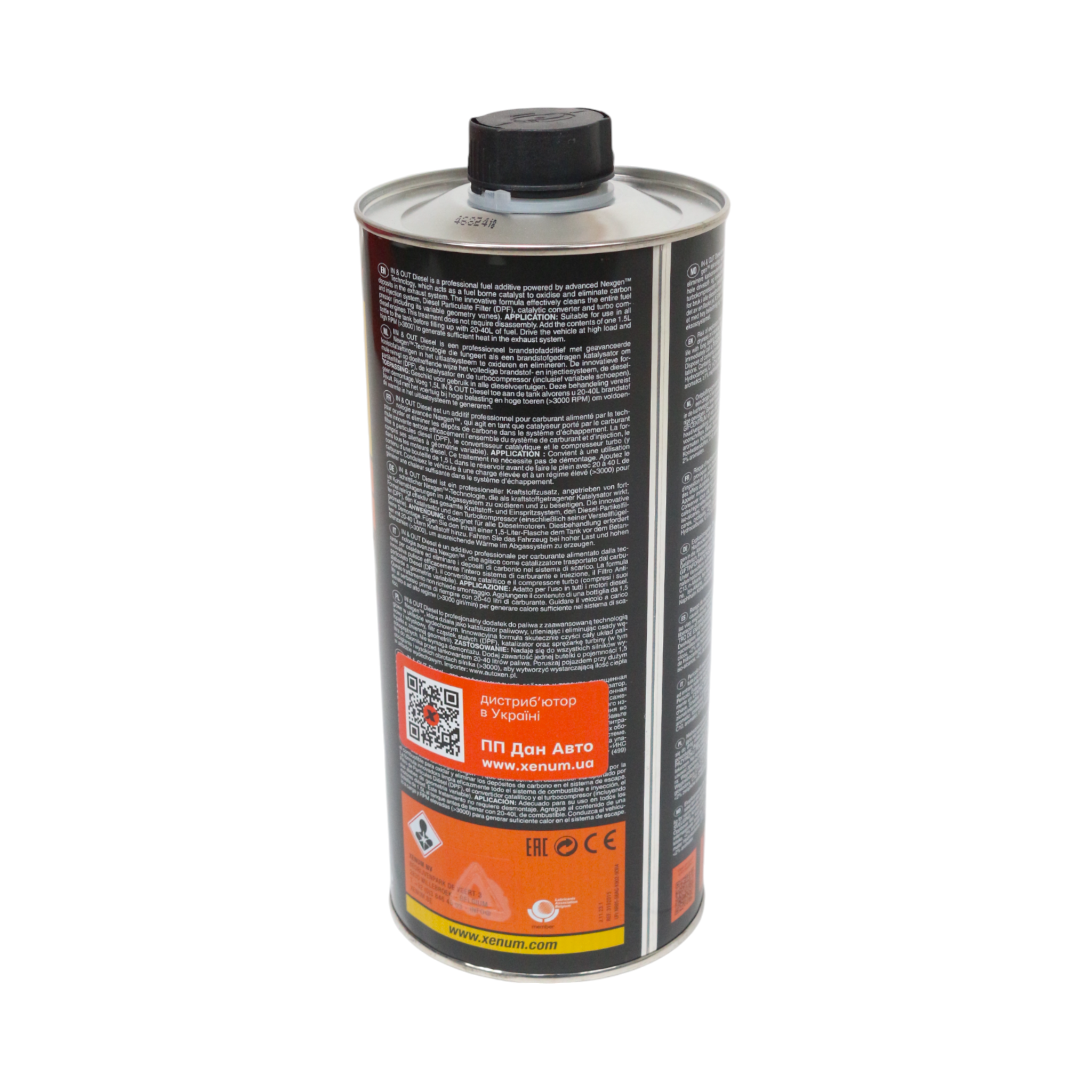 Очиститель топливной системы дизель 1,5л In & Out Cleaner Disel Xenum