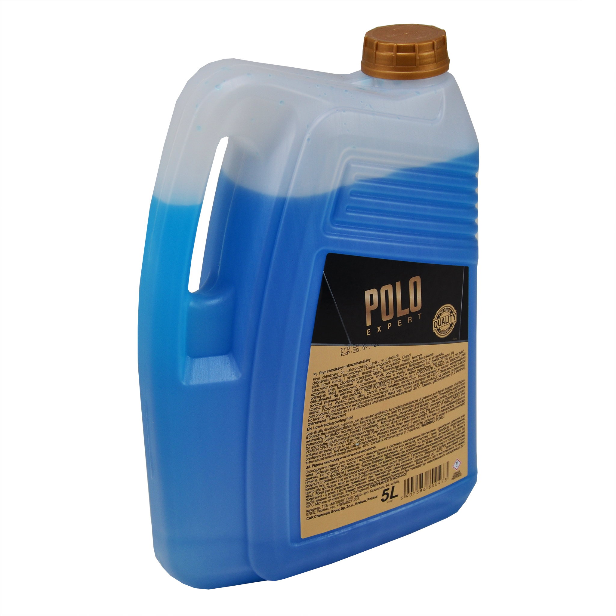 Тосол антифриз (охолоджуюча рідина) 5л синій -40 G-11 Premium Polo Expert