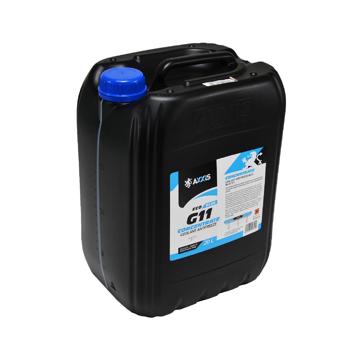Тосол антифриз (охолоджуюча рідина) 20л синій -80 G-11 (концентрат) ECO Axxis