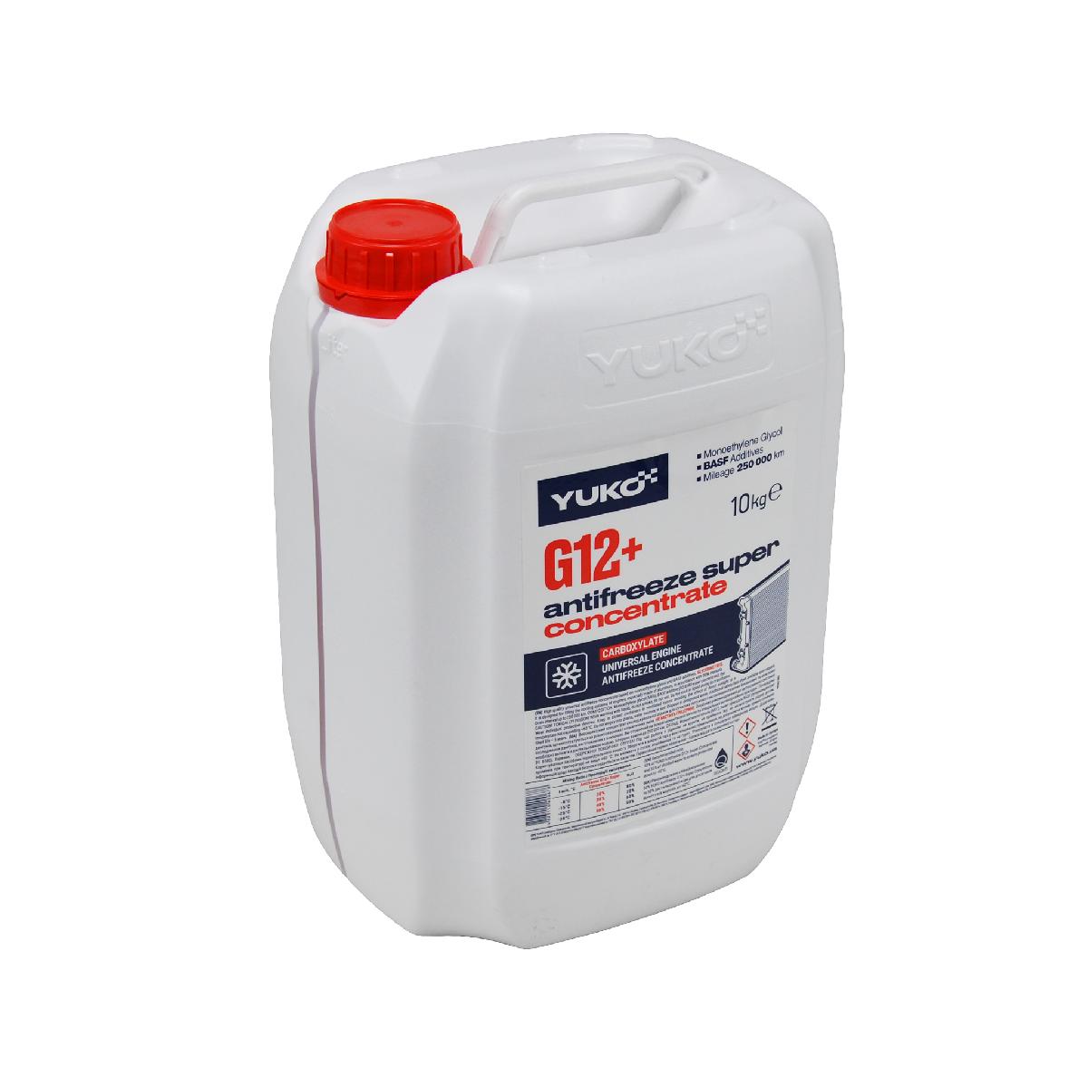 Тосол антифриз (охолодна рідина) 10л червоний -80 G-12+ (концентрат) Carboxylate Yuko