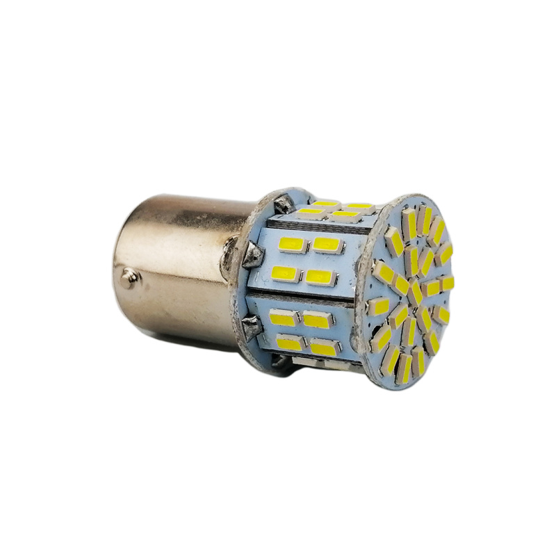Лампа одноконтактна LED P21W 12V 50 діодів (кукурудза) Квант