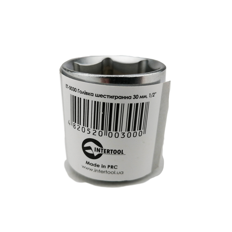 Головка шестигранная 1/2 30 мм Intertool